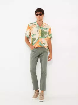 Мужские брюки Slim Fit из габардина LCW Casual