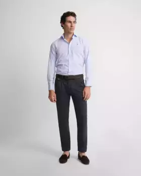 Мужские брюки спортивного кроя чинос с двойной стрелкой Silbon, темно-синий