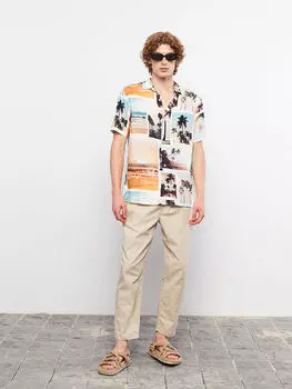 Мужские брюки стандартного кроя с завязками на талии Xside