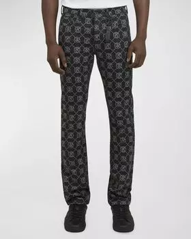 Мужские брюки Takaora с монограммой PRPS, цвет Black