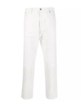 Мужские брюки Tom Ford белого цвета