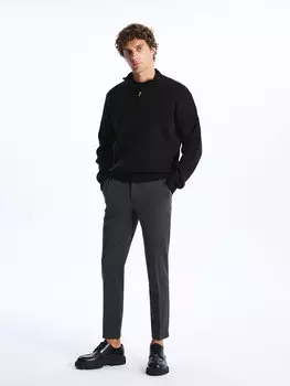 Мужские брюки узкого кроя LCWAIKIKI Classic, антрацит