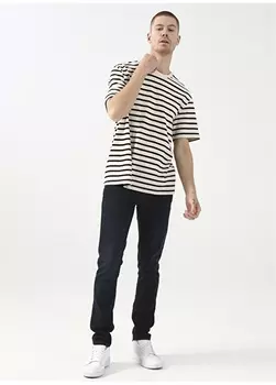 Мужские брюки узкого кроя темно-синего цвета Gmg Frenze