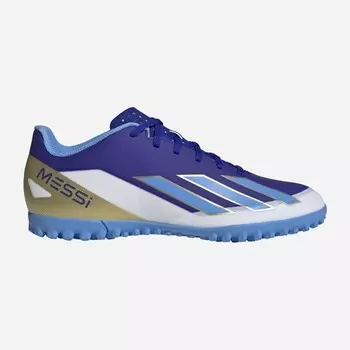 Мужские бутсы для газонного футбола x Crazyfast Messi Club Adidas, белый