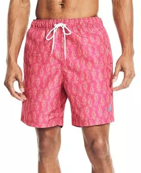 Мужские быстросохнущие плавки с принтом «морской конек» 8 дюймов Nautica