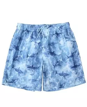 Мужские быстросохнущие плавки с сетчатой подкладкой шириной 7,5 дюйма, UPF 50+, до размера 2XL Rokka&Rolla