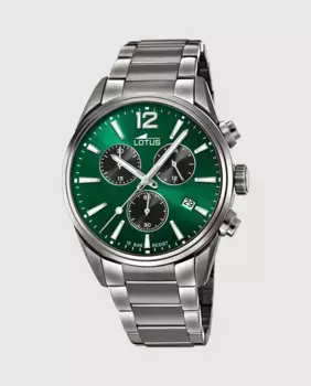 Мужские часы 18682/4 Chrono из серой стали LOTUS, серый