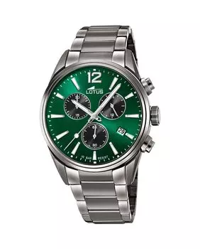 Мужские часы 18682/4 Chrono из серой стали LOTUS, серый