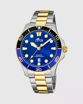 Мужские часы 18760/3 Отличные из разноцветной стали LOTUS, мультиколор