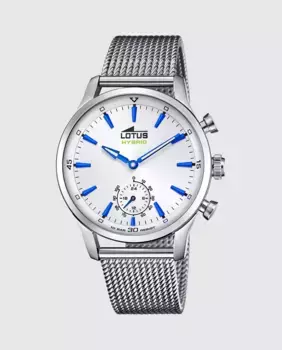 Мужские часы 18803/1 Connected из серебристой стали LOTUS, серебряный