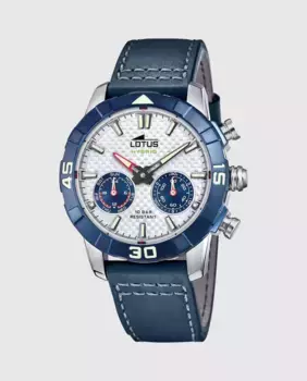 Мужские часы 18811/1 Connected из синей кожи LOTUS, синий