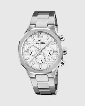 Мужские часы 18847/1 Excellence в серебристой стали LOTUS, серебряный