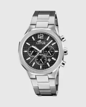 Мужские часы 18847/3 Excellence в серебристой стали LOTUS, серебряный