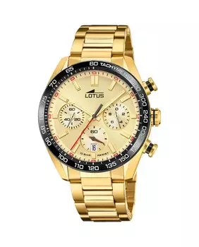 Мужские часы 18917/1 Chrono из стали золотого цвета LOTUS, золотой