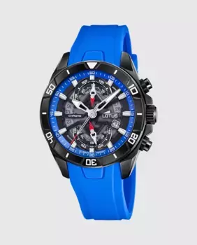 Мужские часы 18945/2 Vortex синие каучуковые LOTUS, синий