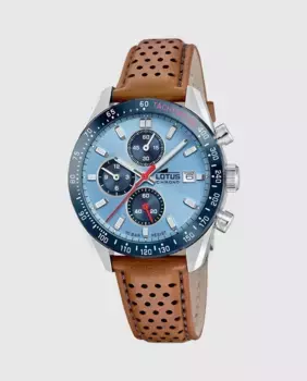 Мужские часы 18995/2 Chrono коричневая кожа LOTUS, коричневый