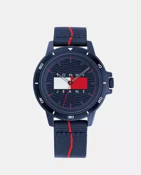 Мужские часы 2818 Houston 1791997 Экологичный переработанный нейлон Tommy Jeans, синий