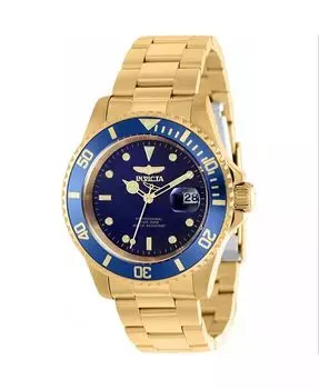 Мужские часы 37159 Pro Diver Quartz 3 Hand с синим циферблатом Invicta, синий