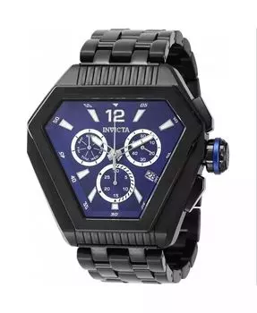 Мужские часы 46096 Speedway с кварцевым хронографом и синим циферблатом Invicta, синий