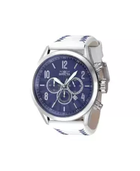 Мужские часы 46559 Bolt Quartz Chronograph с синим циферблатом Invicta, серебряный