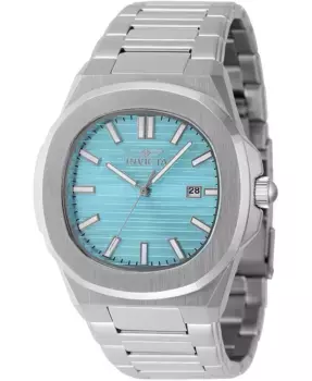 Мужские часы 48322 Speedway Quartz 3 Hand со светло-голубым циферблатом Invicta, синий