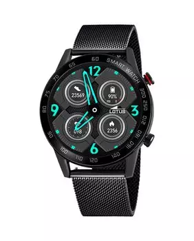 Мужские часы 50018/1 Smartwatch Collection из черной стали LOTUS, черный