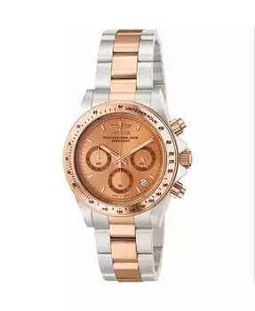 Мужские часы 6933 Speedway с кварцевым хронографом и медным циферблатом Invicta, золото