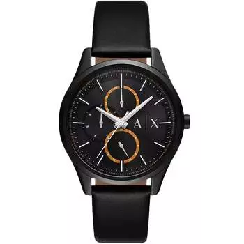 Мужские часы Armani Exchange Dante с черным циферблатом