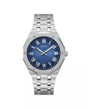 Мужские часы Asset GW0575G4 со стальным и серебряным ремешком Guess, серебро