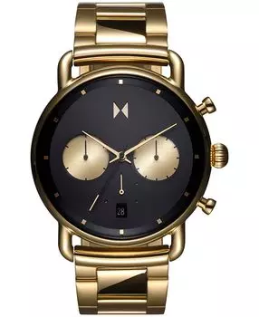 Мужские часы Blacktop с золотистым браслетом из нержавеющей стали, 42 мм MVMT