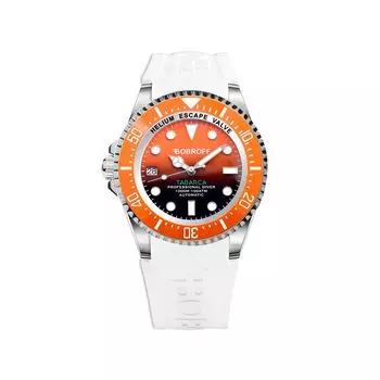 Мужские часы Bobroff Rubber, белый