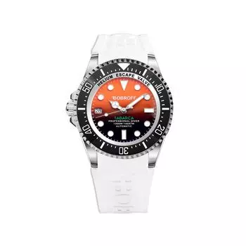 Мужские часы Bobroff Rubber, белый
