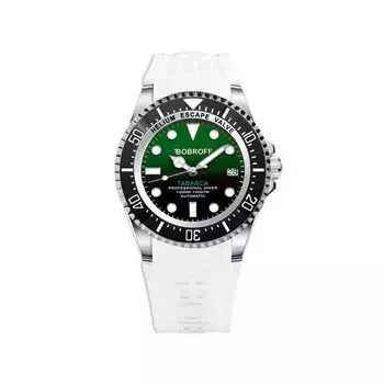 Мужские часы Bobroff Rubber, белый