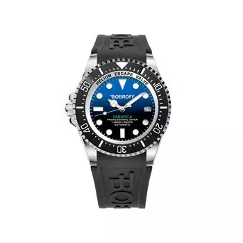 Мужские часы Bobroff Silicone, черный