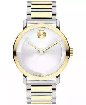 Мужские часы Bold Evolution 2.0 швейцарские кварцевые двухцветные из нержавеющей стали 40 мм Movado, мультиколор