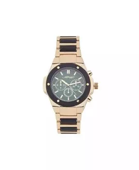 Мужские часы-браслет из матового золотистого металла, 52 мм Ed Hardy, желтый