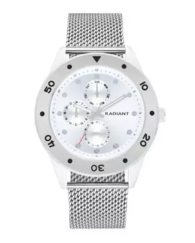 Мужские часы Canarias RA617701 из стали с серебристо-серым ремешком Radiant, серебро