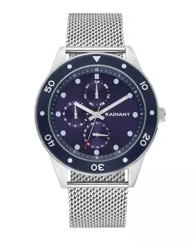 Мужские часы Canarias RA617703 из стали с серебристо-серым ремешком Radiant, серебро