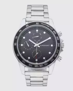 Мужские часы Canarias RA617706 из стали с серебряным ремешком Radiant, серебряный