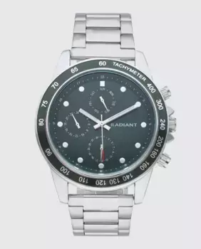 Мужские часы Canarias RA617707 из стали с серебряным ремешком Radiant, серебряный