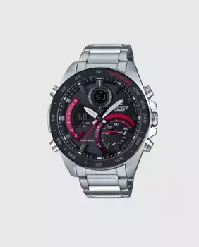 Мужские часы Casio Edifice ECB-900DB-1AER с Bluetooth и солнечной сталью, серебряный