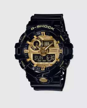 Мужские часы Casio G-SHOCK GA-710GB-1AER из смолы, черный