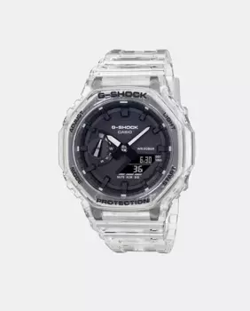 Мужские часы Casio G-Shock Skeleton GA-2100SKE-7AER из прозрачной смолы, цвет Natural