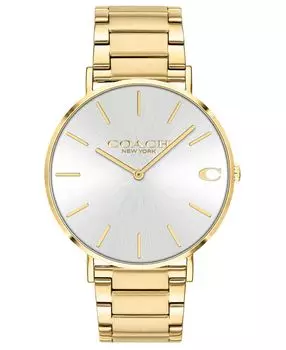 Мужские часы charles с браслетом из нержавеющей стали 41 мм COACH