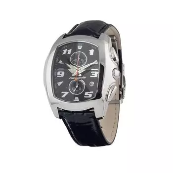 Мужские часы Chronotech Leather, черный