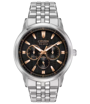 Мужские часы Citizen Corso Eco-Drive Chronograph BU2070-55E, черный