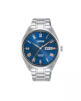 Мужские часы Classic RL433BX9 автоматические со стальным и серебряным ремешком Lorus, серебро