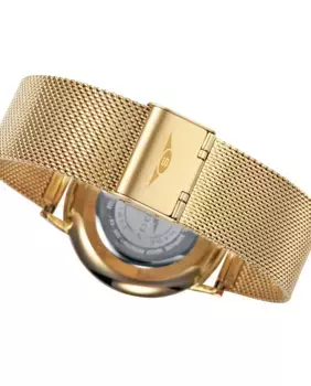 Мужские часы Classic Slim из золотой стали Sandoz, золотой