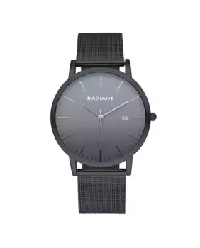 Мужские часы Clik RA630204 из стали с черным ремешком Radiant, черный