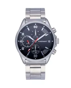 Мужские часы Commander RA571701 со стальным и серебряным ремешком Radiant, серебро
